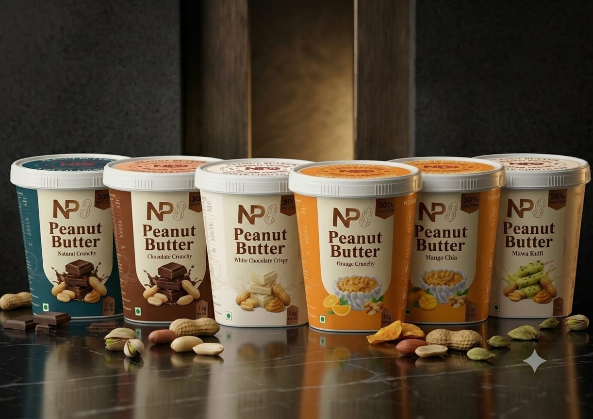 NPB 100% Natural Crunchy Peanut Butter 🍯 | Elite Performance Fuel