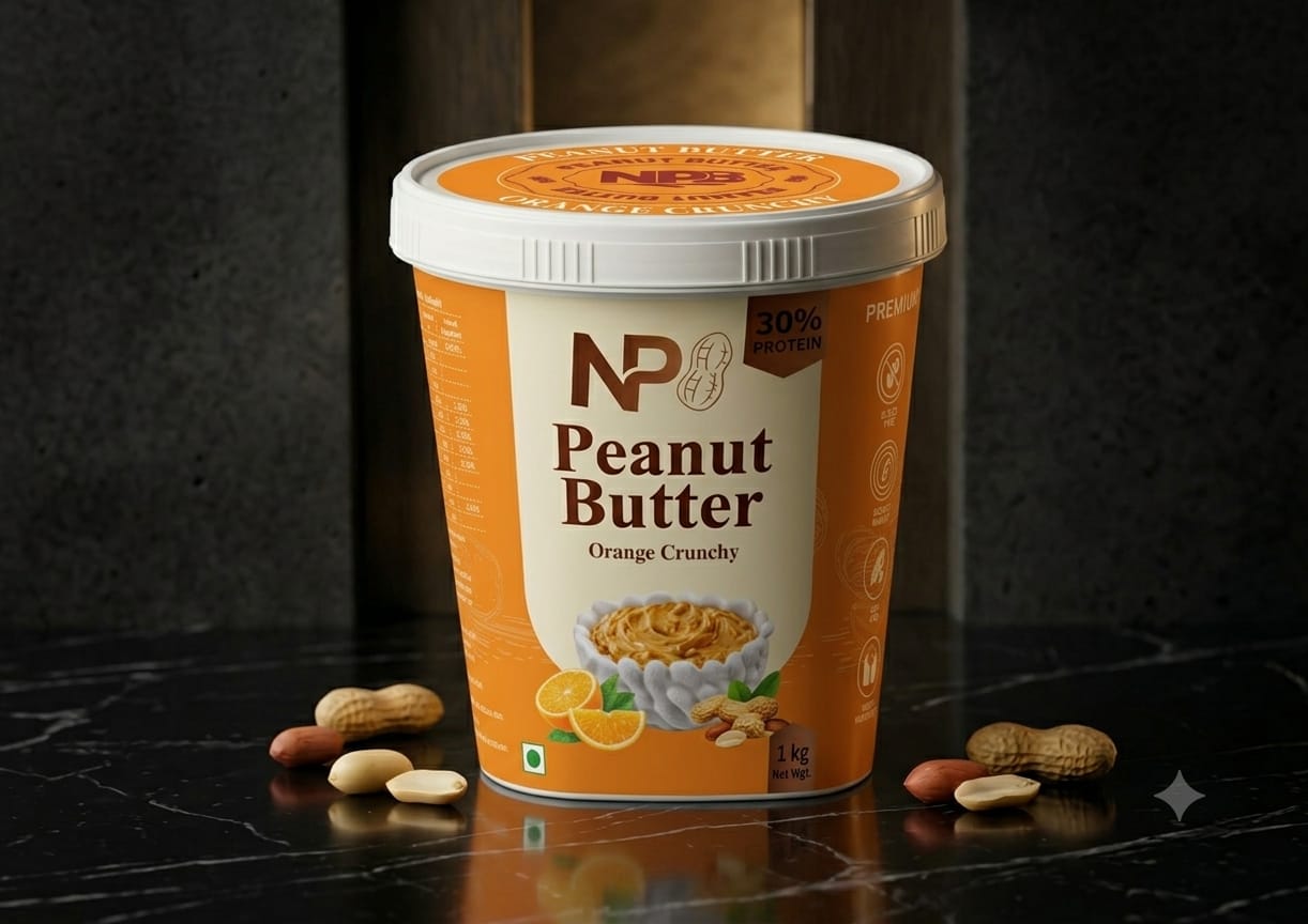 NPB 100% Natural Crunchy Peanut Butter 🍯 | Elite Performance Fuel