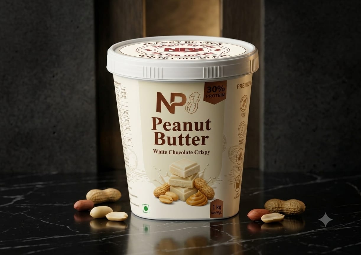 NPB 100% Natural Crunchy Peanut Butter 🍯 | Elite Performance Fuel