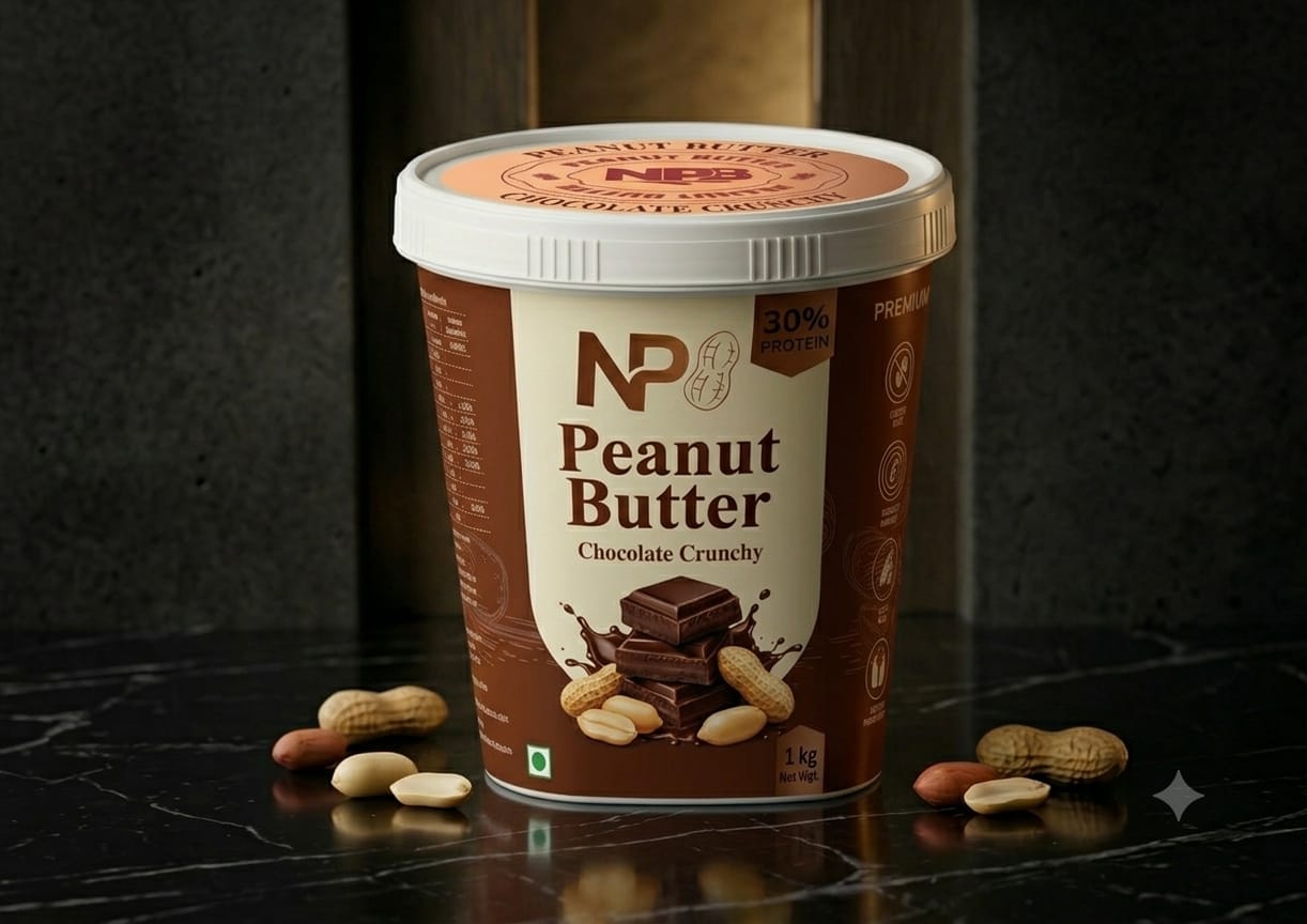 NPB 100% Natural Crunchy Peanut Butter 🍯 | Elite Performance Fuel