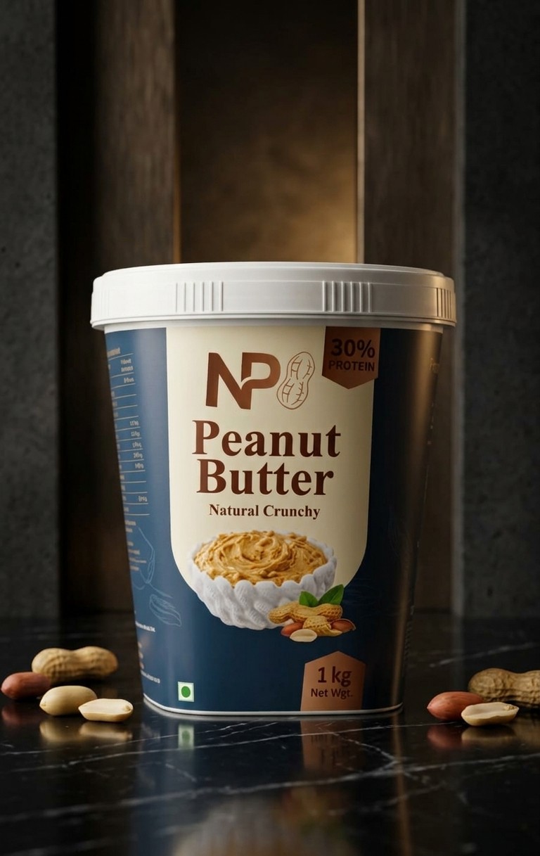 NPB 100% Natural Crunchy Peanut Butter 🍯 | Elite Performance Fuel