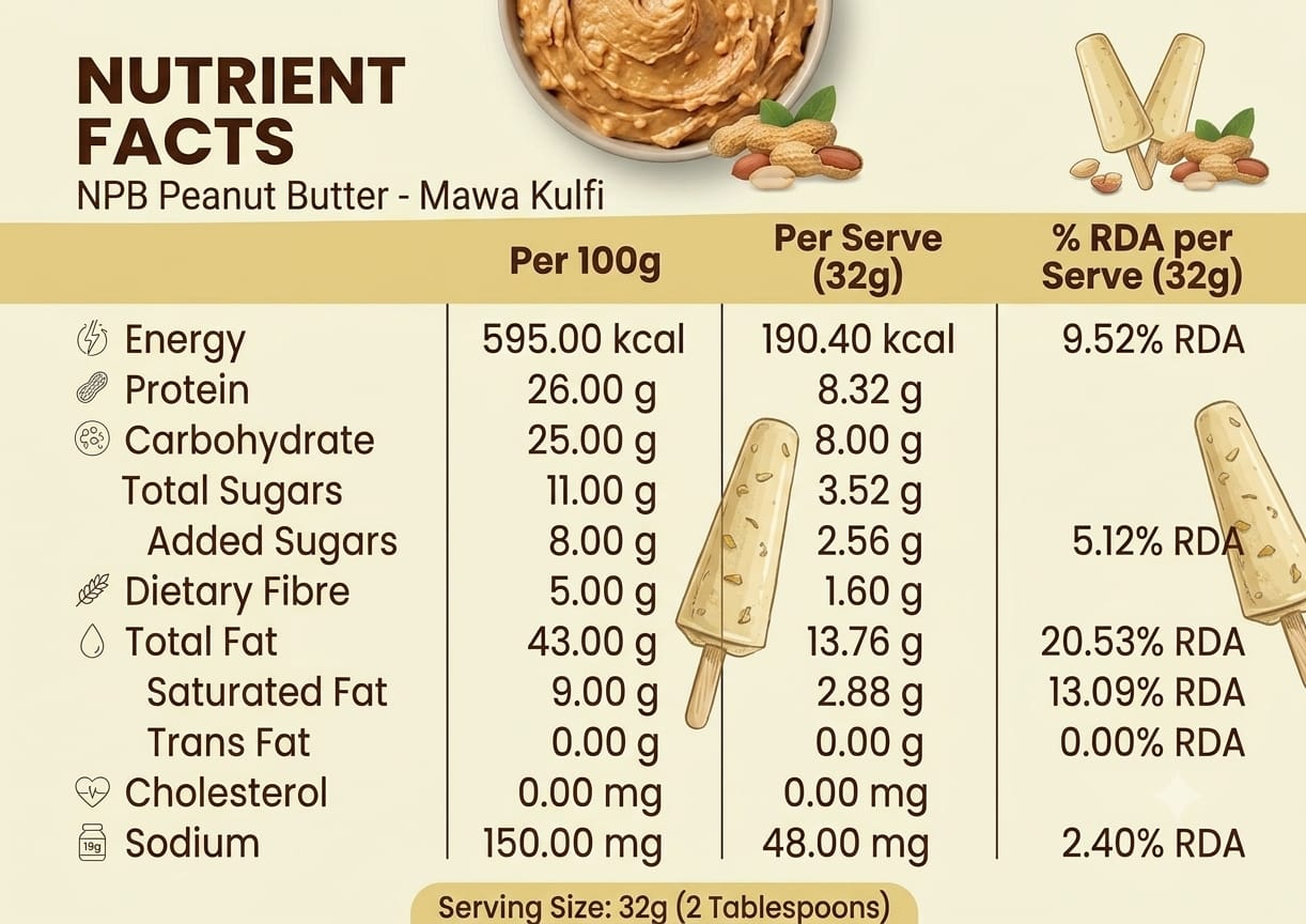 NPB 100% Natural Crunchy Peanut Butter 🍯 | Elite Performance Fuel